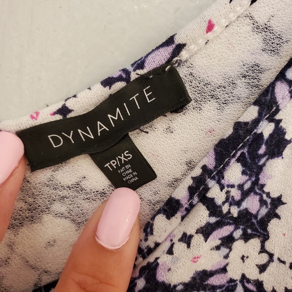 Dynamite Flower Print Top - Picture 6 of 7